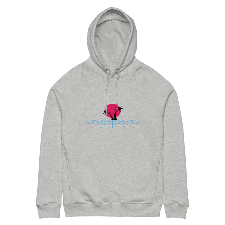 Retro Sunset Grid Unisex Hoodie product image (6)