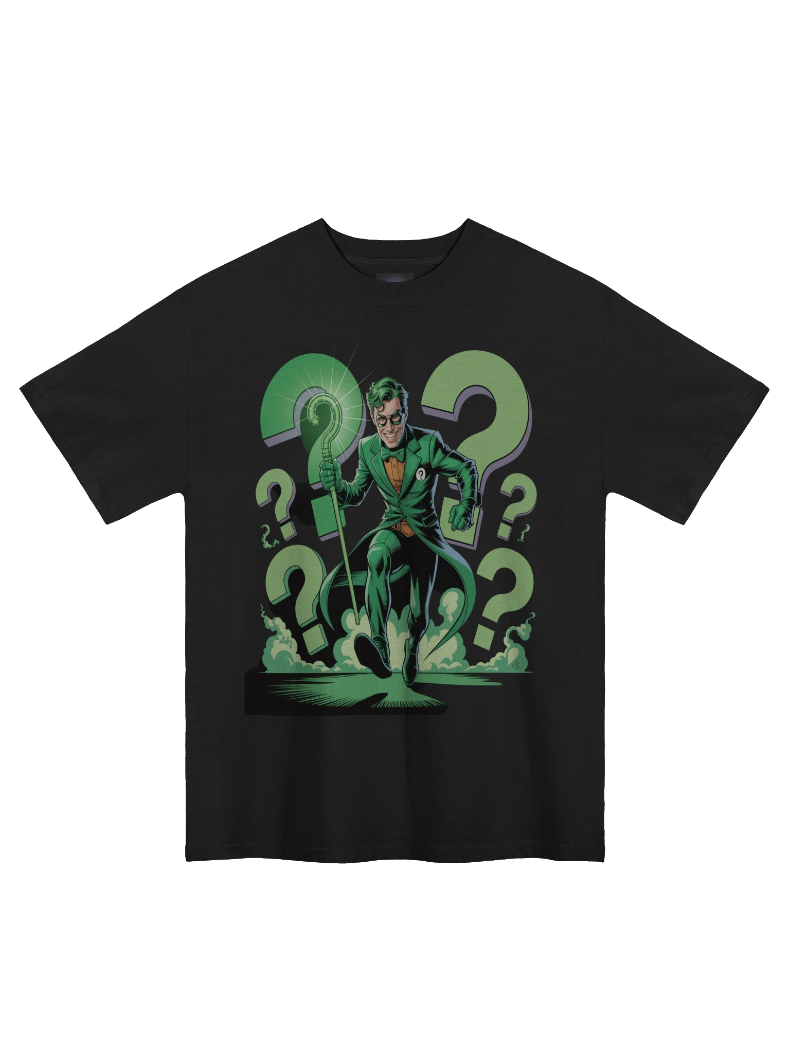 Riddler Query Vortex Oversized Faded T-Shirt product image (3)