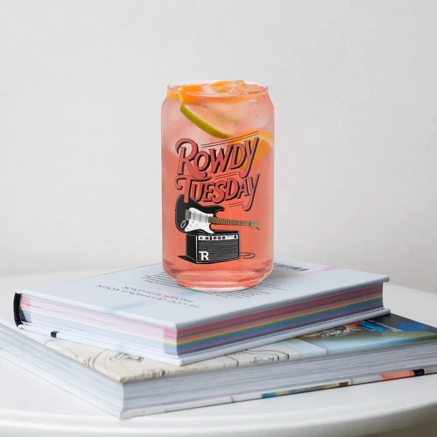 Rowdy Tuesday - Can Shaped Glass product image (34)