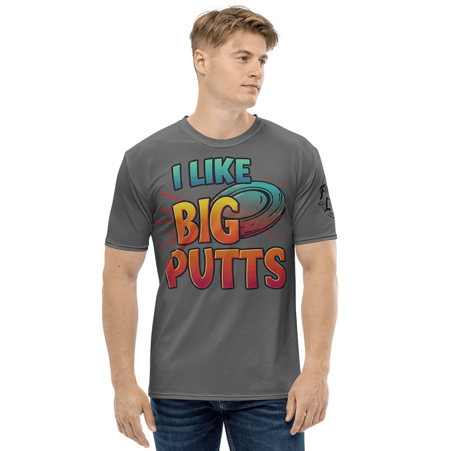 Fancy Lads Men's Grey T-Shirt "I Like Big Putts" product image (4)