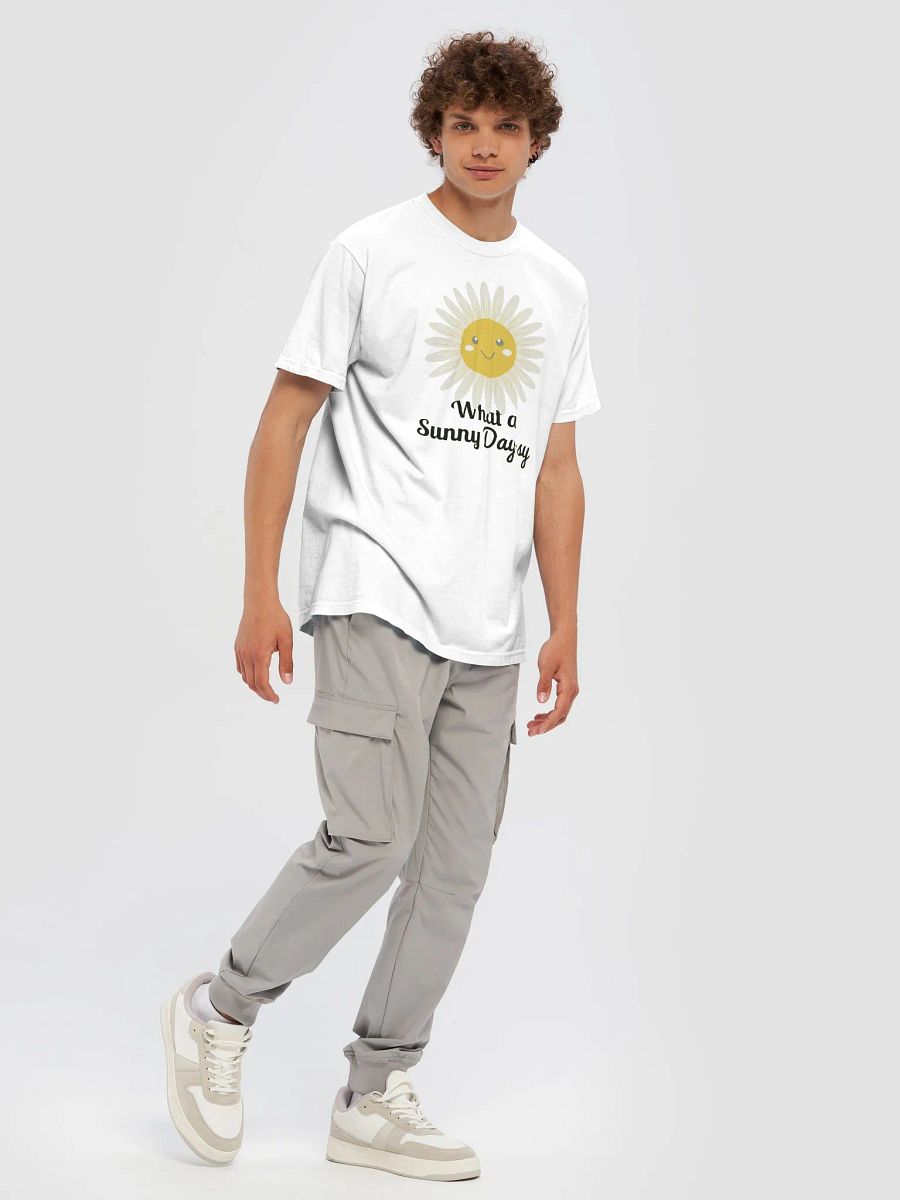 What a Sunny Day-sy Design Garment-Dyed Heavyweight T-Shirt, Unisex T-Shirt, Spring Apparel, Animal Lover Tee, Cute Graphic Shirt product image (57)