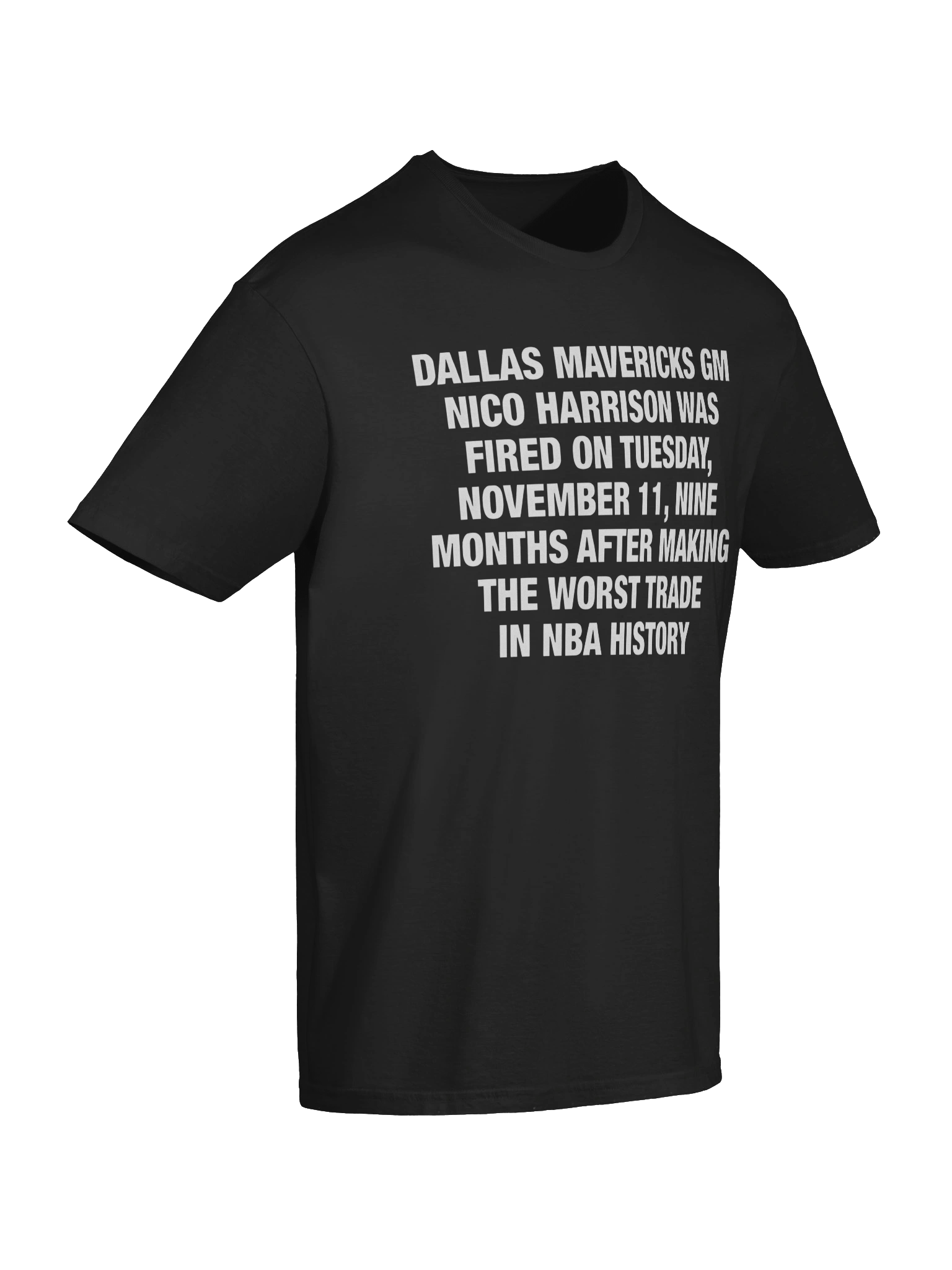 Dallas Mavericks GM Nico Harrison T-Shirt product image (7)
