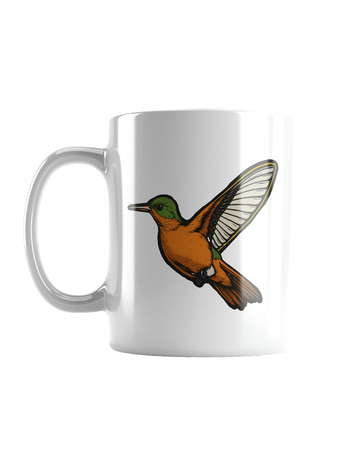 Vibrant Cinnamon Hummingbird Flight Mug product image (1)