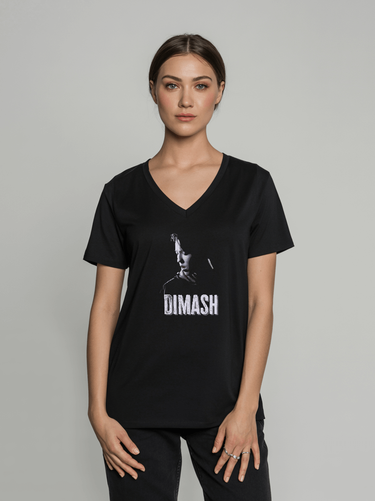Singer From Kazakhstan Bella Canvas Unisex V-Neck product image (2)