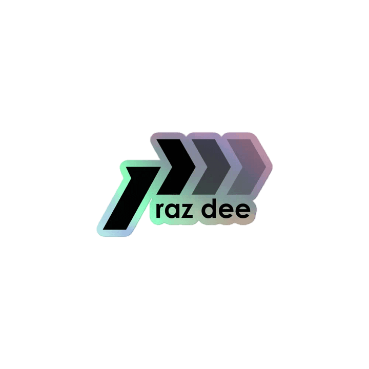 Holographic Raz Dee Stickers product image (1)