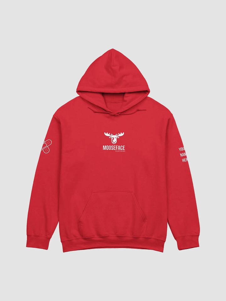 MooseFace Crest Bandaid Motivation Hoodie- Gildan product image (1)