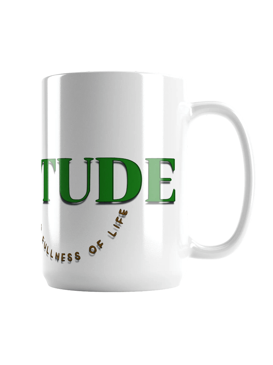 Gratitude Loop White Glossy Mug product image (1)