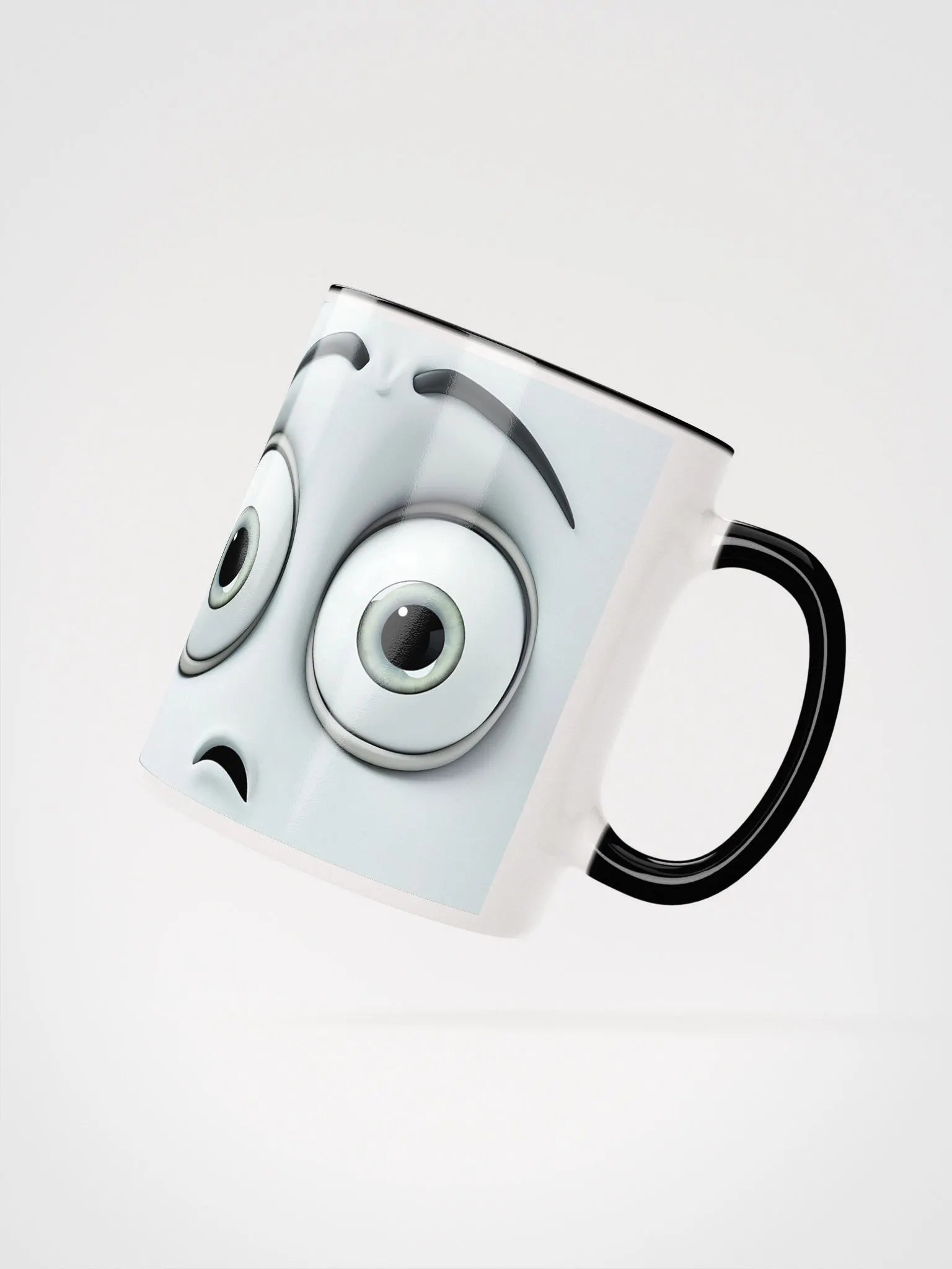 Surprised/Worried Expression Mug: Start Your Day with a Twist! product image (3)