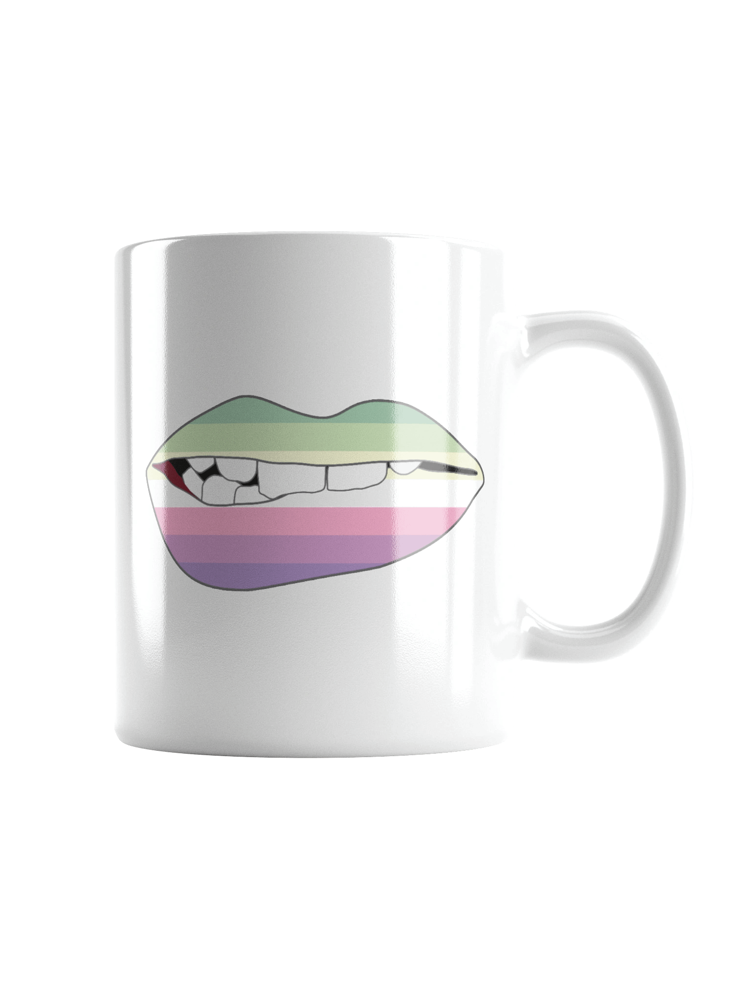 Genderfae Pride Flag Biting Lips Mug product image (1)