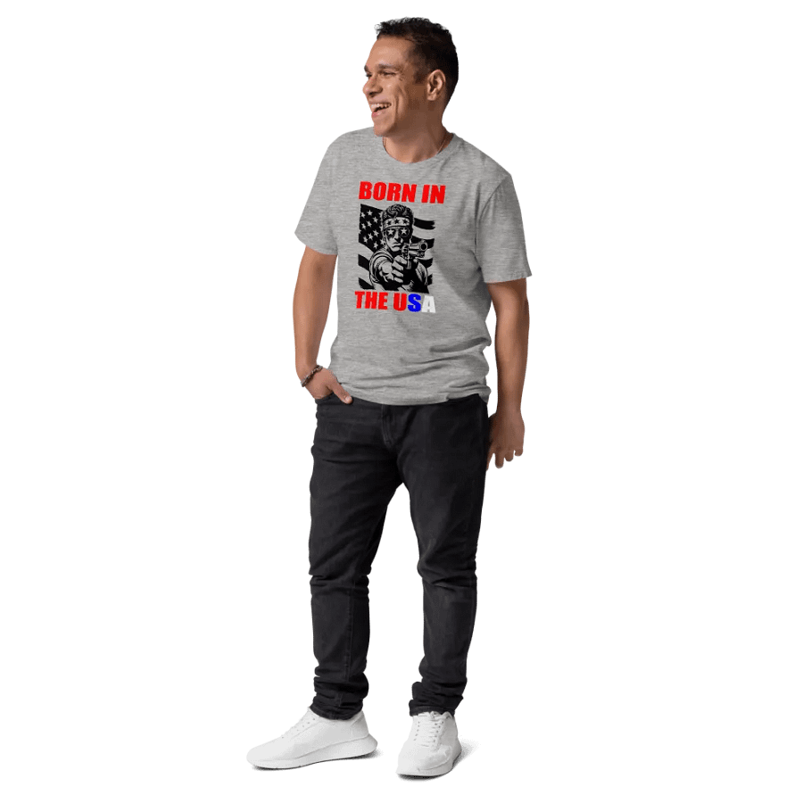 Born in the Usa  patriotic patriot t shirt product image (10)