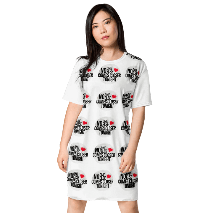 Moonlit Heartbeat Graphic Dress product image (1)