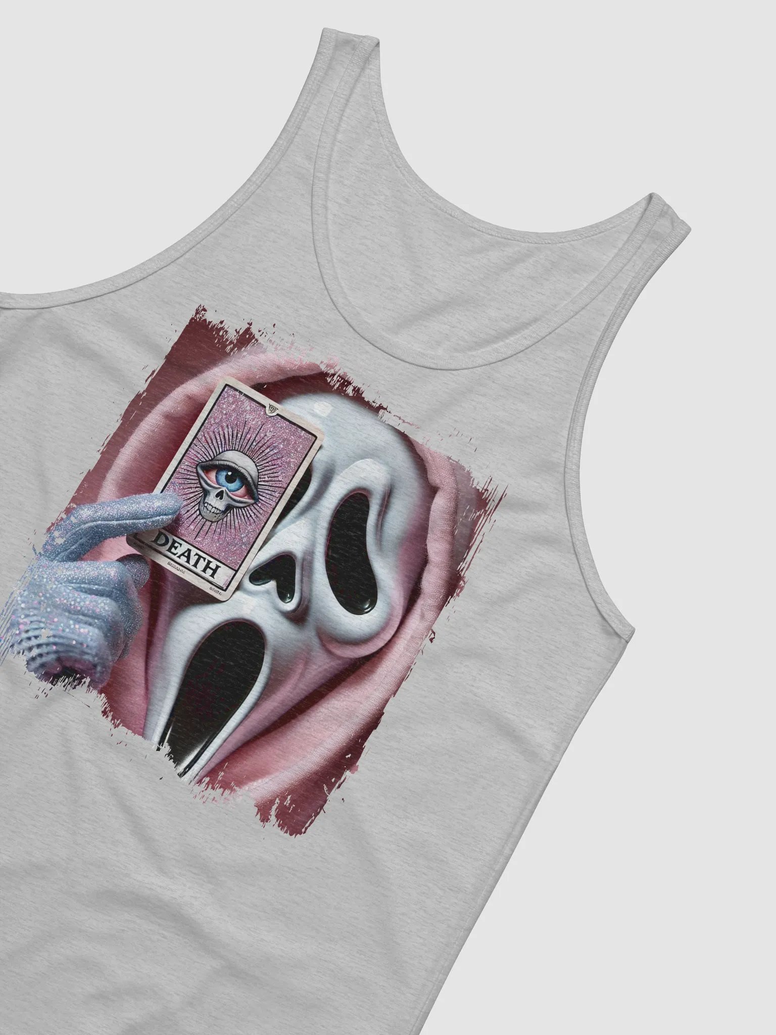 Ghostface Death Tarot Card Unisex Tank-Top product image (12)