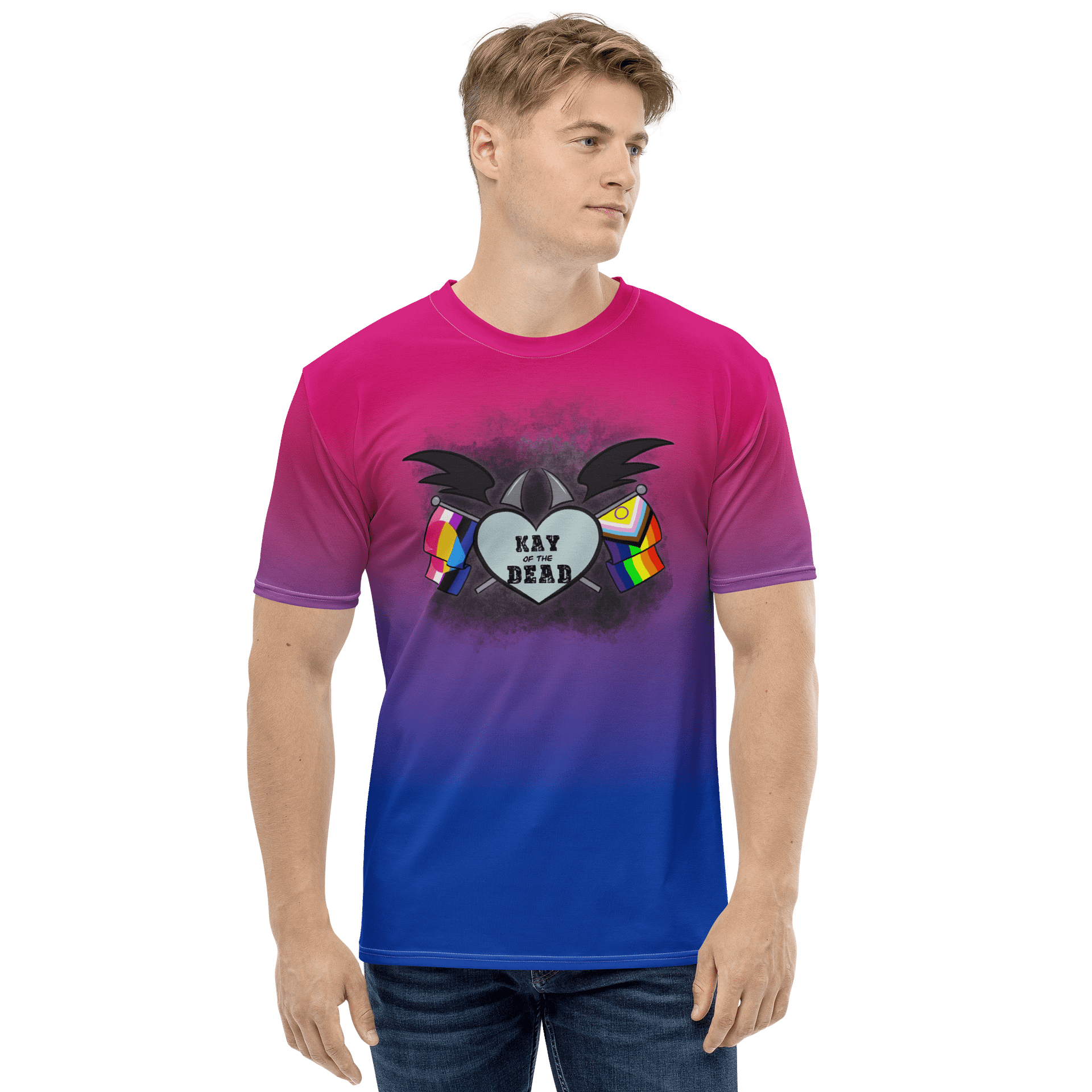 Kay_of_the_Dead Pride Logo Bisexual Pride Tee product image (1)