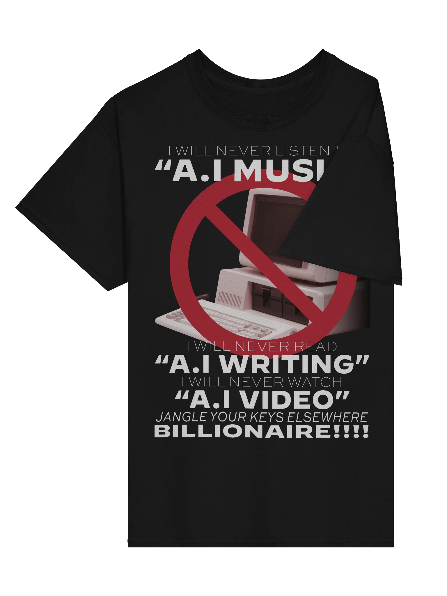 I WILL NEVER LISTEN TO AI MUSIC product image (3)