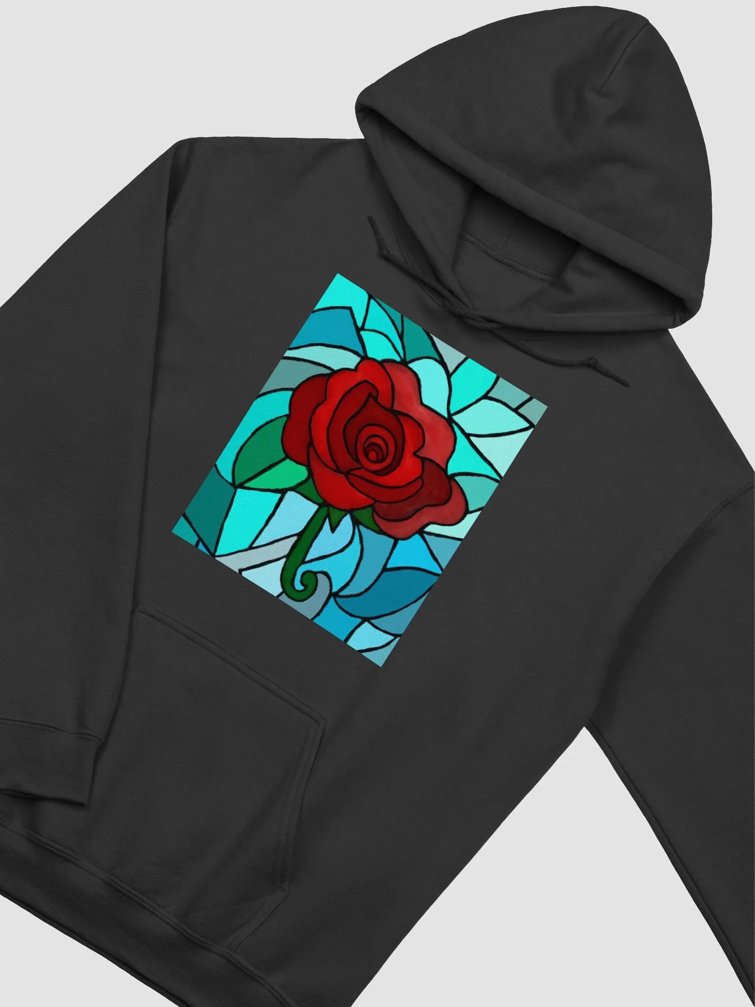 Stained Glass Rose Hoodie product image (11)