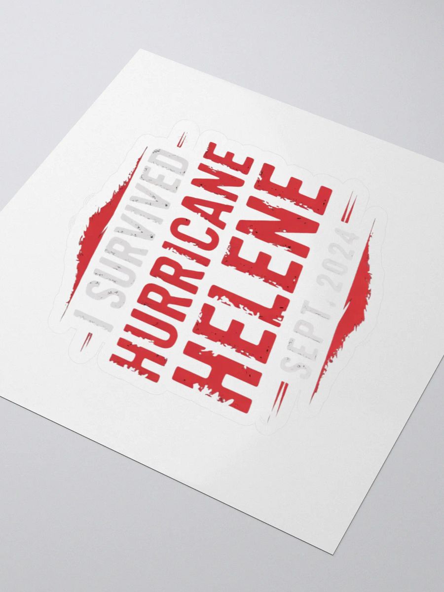 Hurricane Helene Survivor Stickers product image (3)