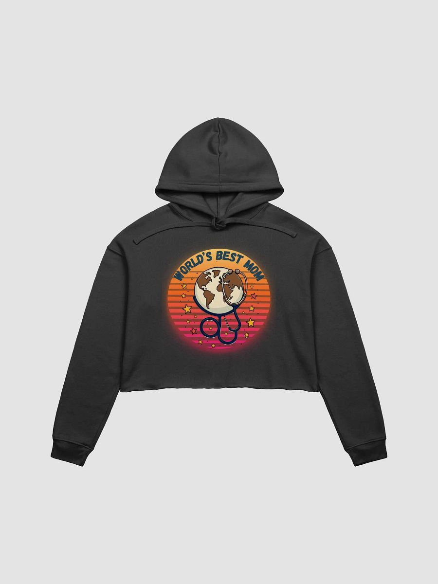 Globetrotting Mom Crop Hoodie product image (2)