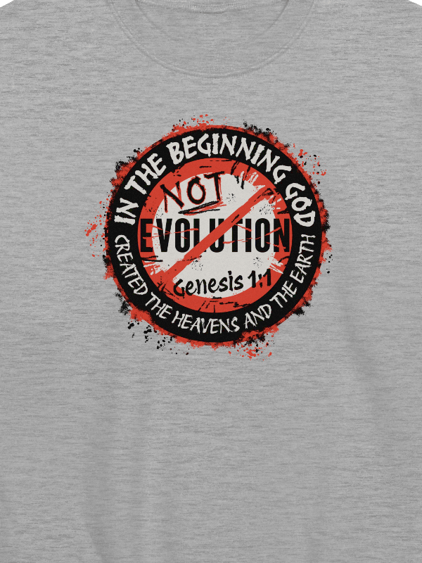 In The Beginning God, Not Evolution Sweatshirt product image (12)