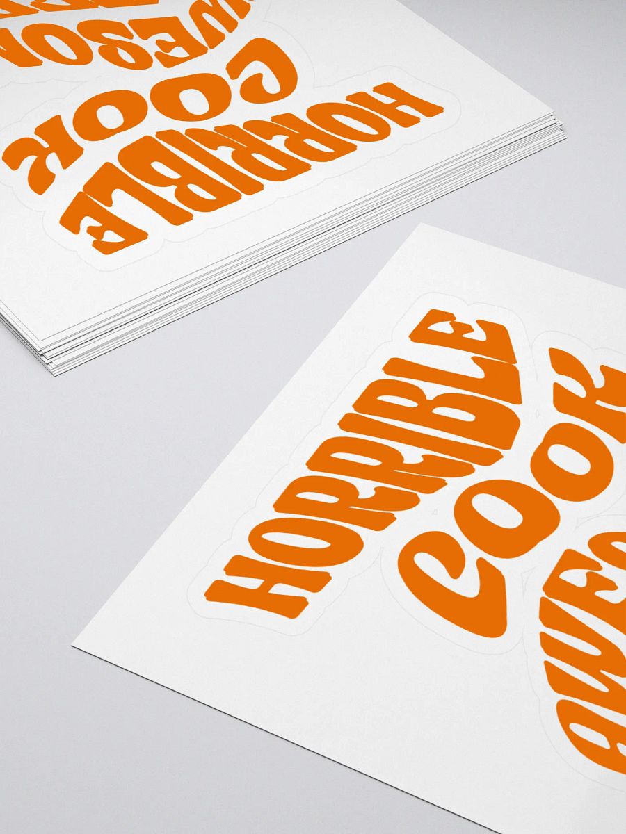Horrible Cook, Awesome Eater Sticker Set product image (4)