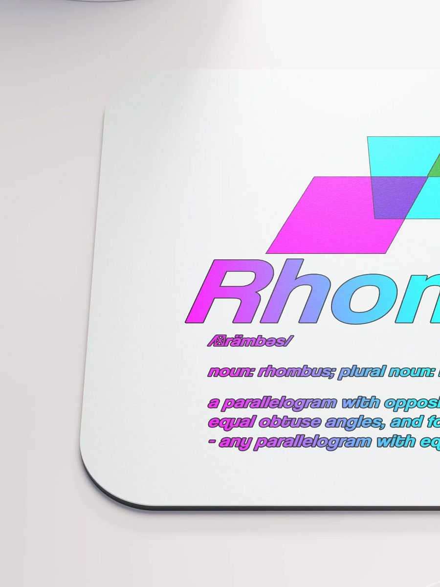 Rhombus Mouse Pad product image (5)