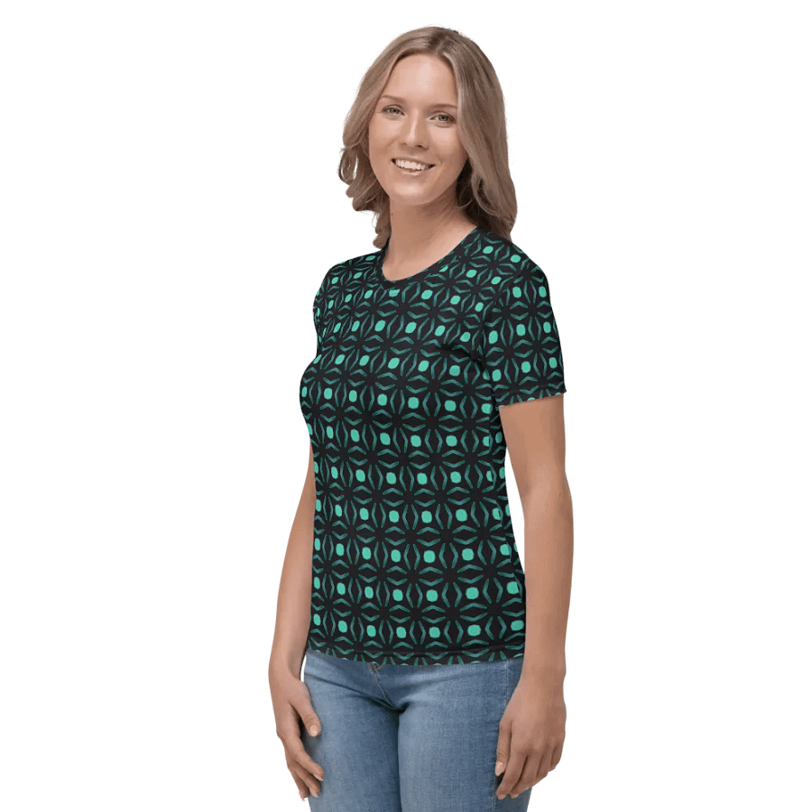 Abstract Repeating Values Women's T-Shirt product image (3)