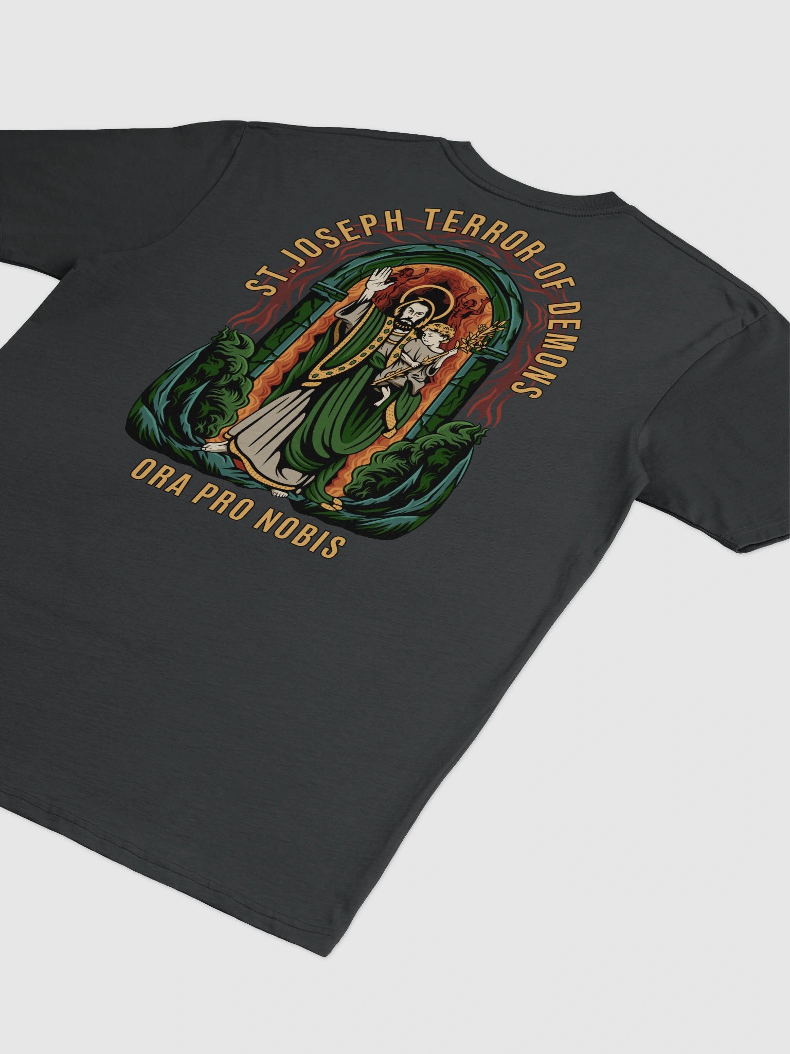 St.Joseph Terror of Demons Heavy Tee product image (6)