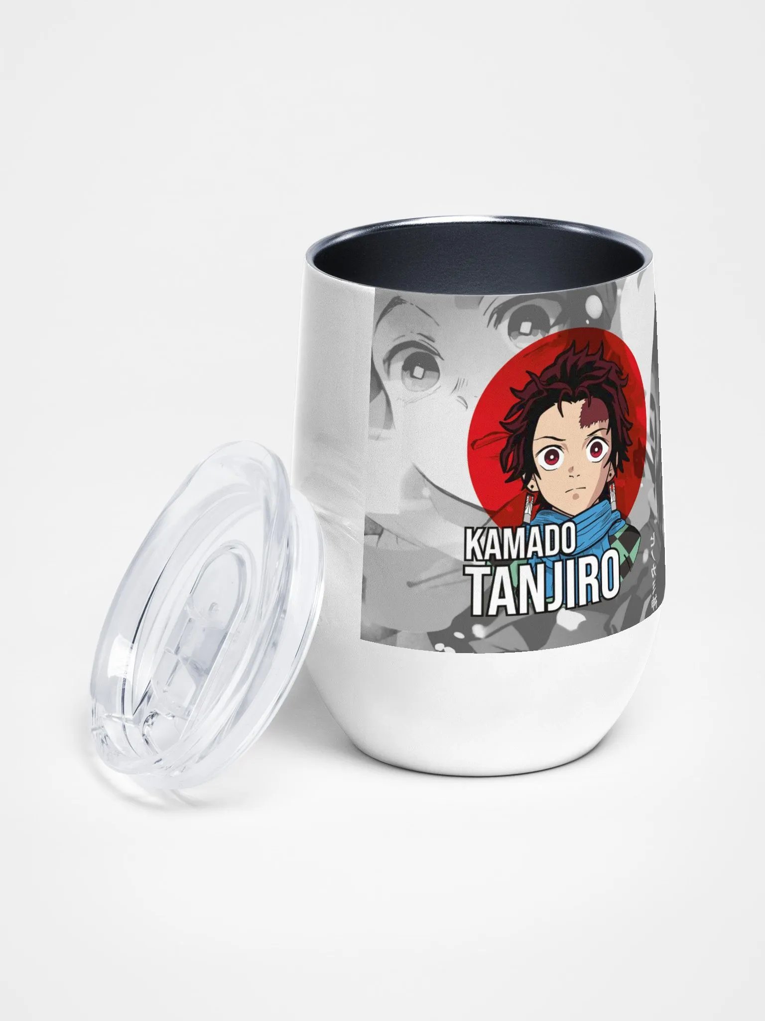 Demon Slayer Wine Tumbler – Kamado Tanjiro Edition | Stylish & Durable Drinkware 🍷⚔️ product image (2)