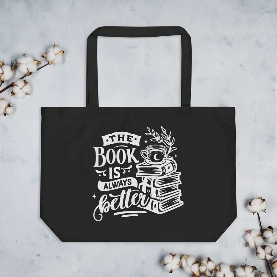 The Book Is Always Better Bag product image (3)