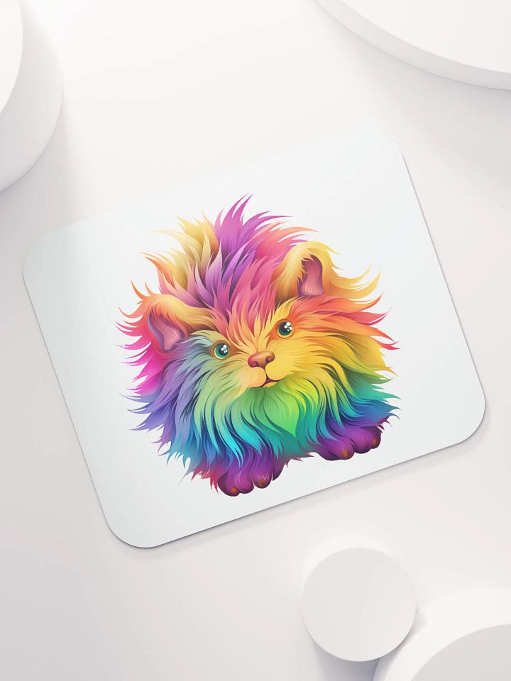 Sassy Persian Rainbow Design - Classic Mouse Pad product image (2)