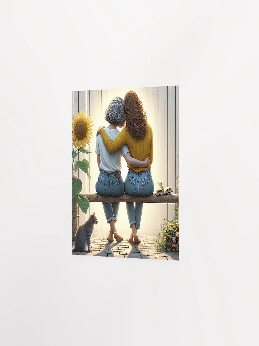 Mother and Daughter Heartwarming Moment of Connection Poster product image (3)