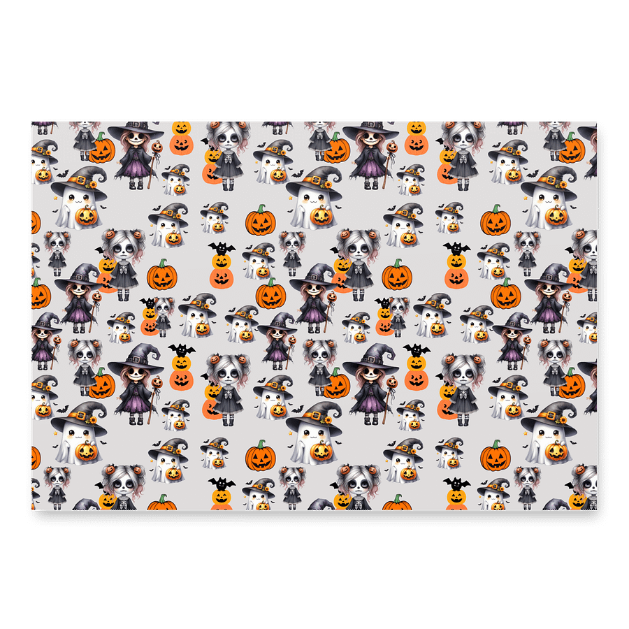 HAlloween wrapping paper set product image (4)