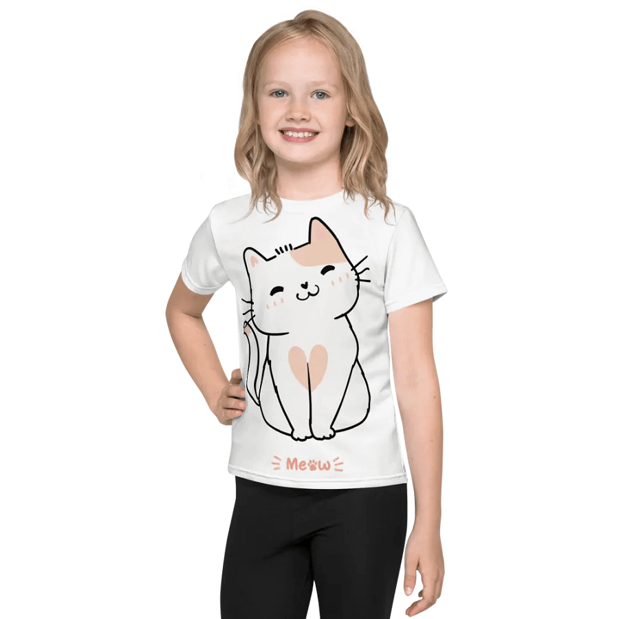 Kids Shirt Doodle Cat product image (1)
