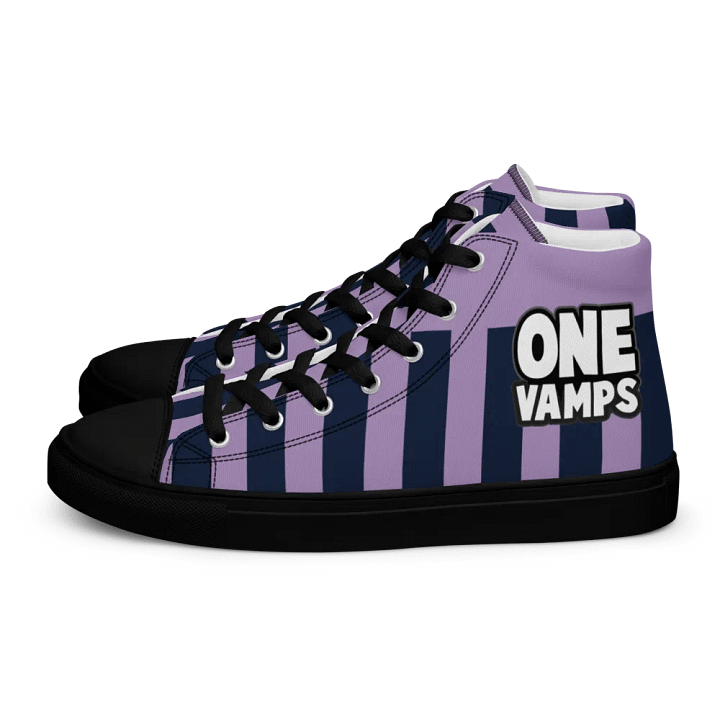 Women's High Top Canvas Shoes OneVamps Purple Blue color product image (2)