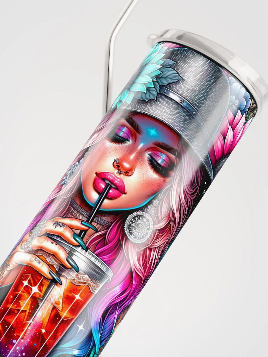 Just A Girl Who Loves Iced Tea Floral Fantasy Stainless Steel Tumbler product image (8)
