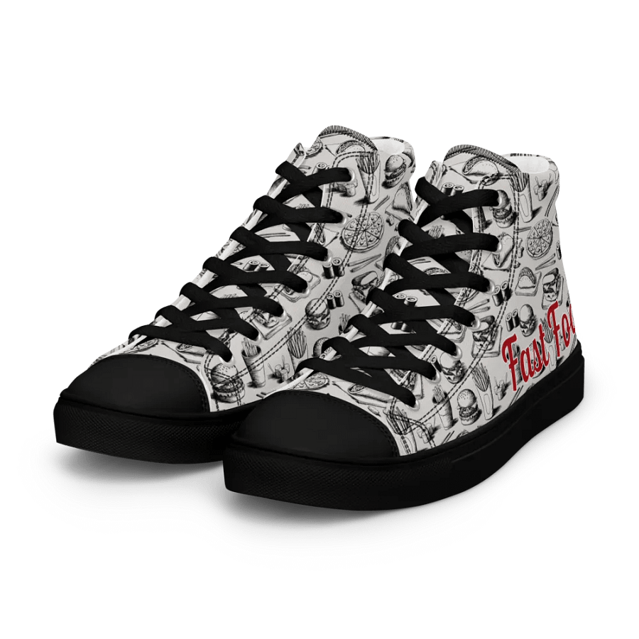 Fast Food High Top Old White/Red/Black Male product image (6)