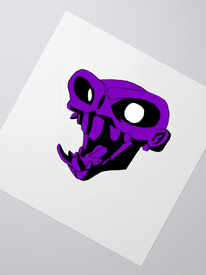 Zombie Monkey Nightshade sticker product image (5)