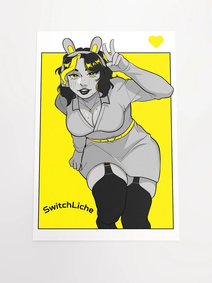 Bunny Swii Yellow Poster product image (1)