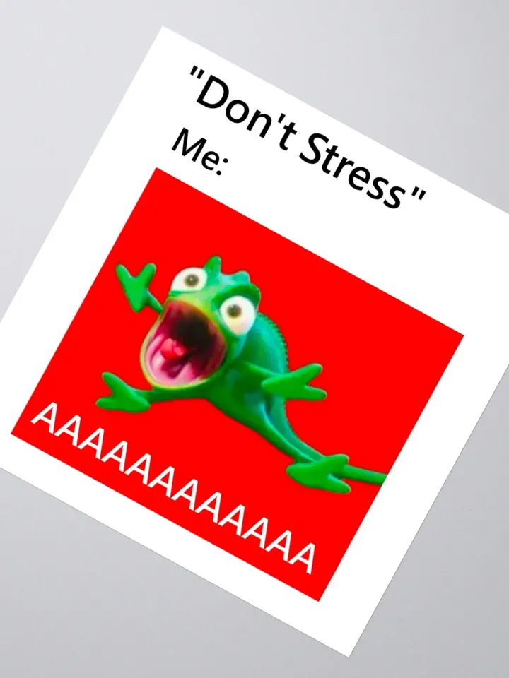 "Don't Stress" Sticker product image (2)