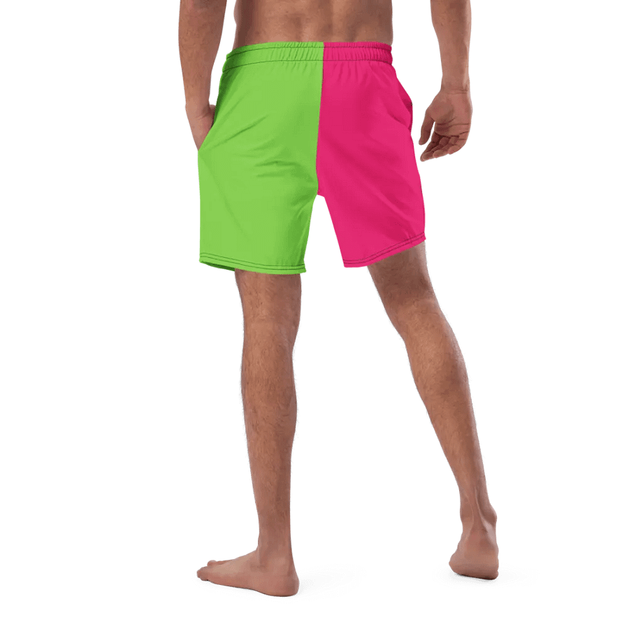 SPOOKY JOOCE Swim Trunkz - Hot Pink/Green product image (3)