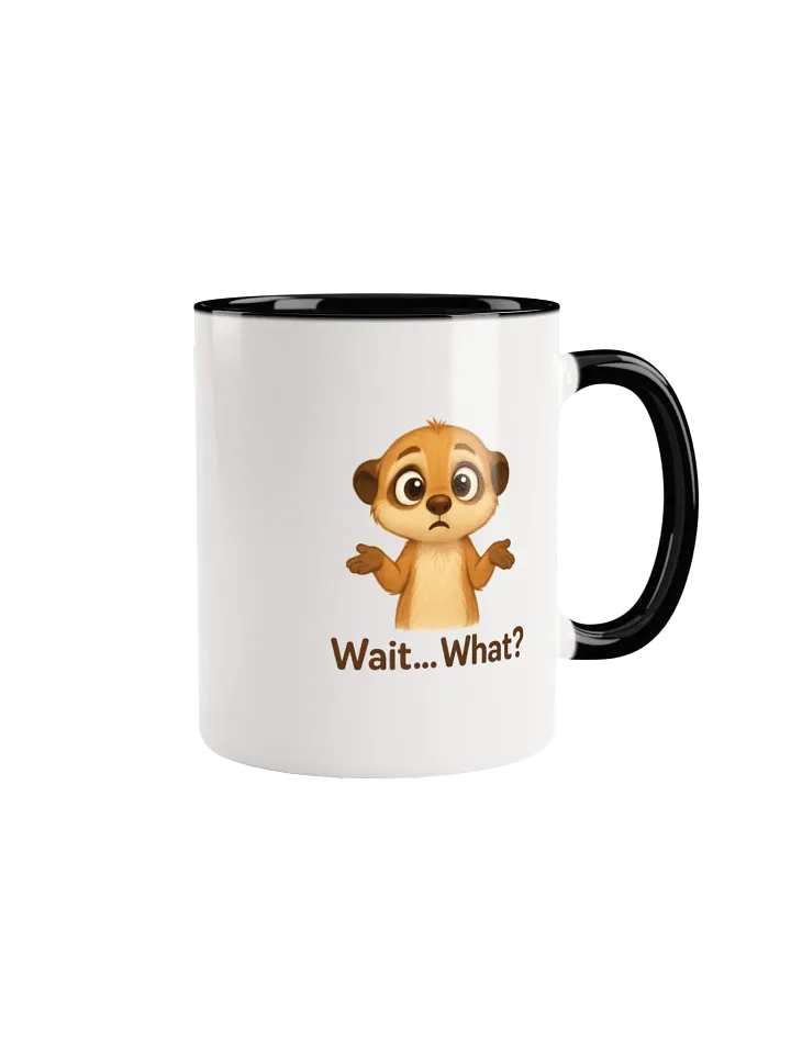 Puzzled Meerkat Ceramic Mug product image (6)