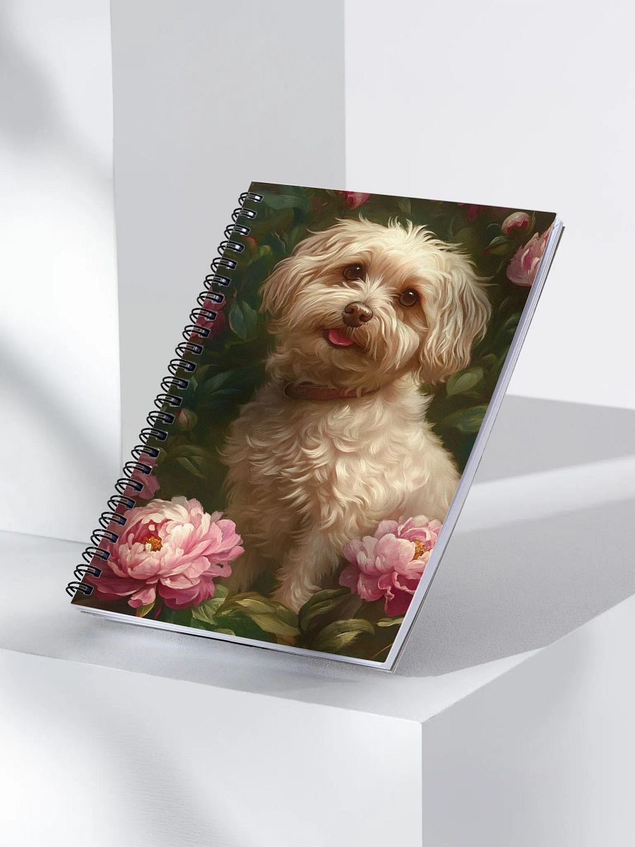 Peony Canine Dreams Spiral Notebook product image (3)