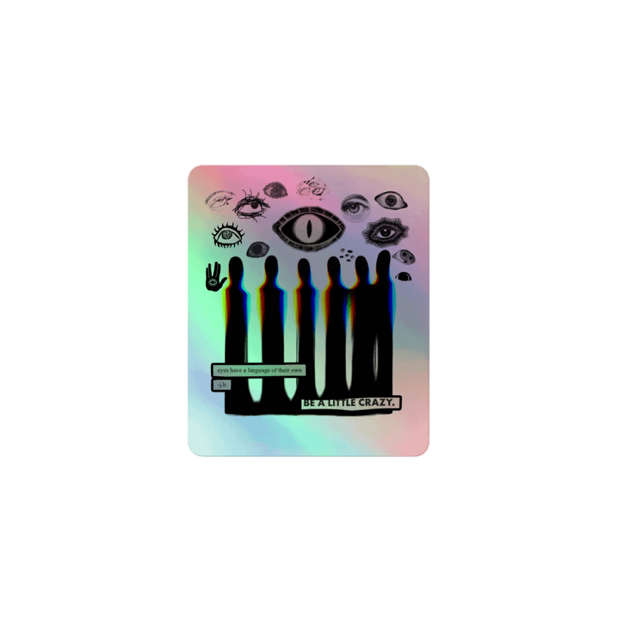 Be a Little Crazy Sticker Sheet product image (1)