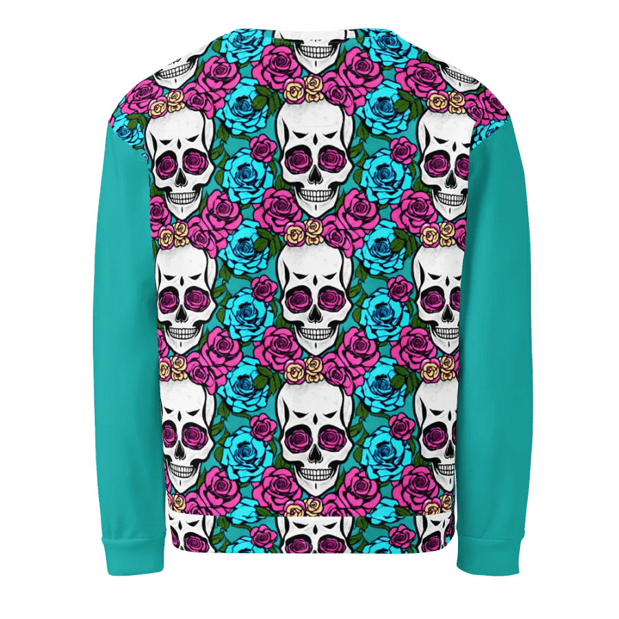 Floral Skull Fiesta Unisex Sweatshirt product image (3)