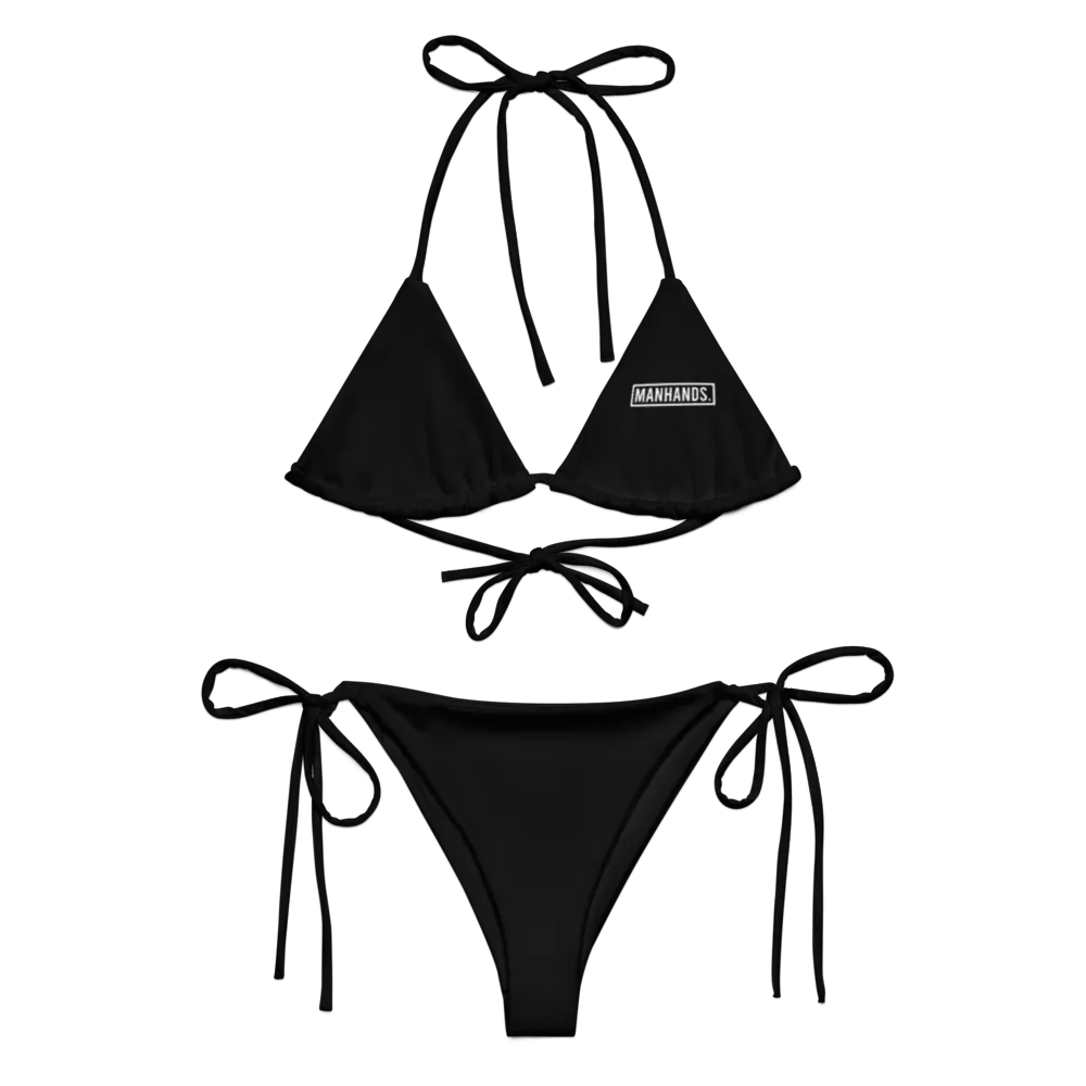Two-Piece String Bikini by MANHANDS. (Black) product image (5)