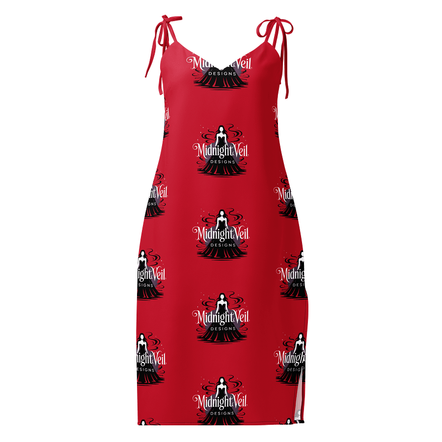 Midnight Veil Designs Slip Midi Chiffon Dress - Red (XS-2XL) product image (1)