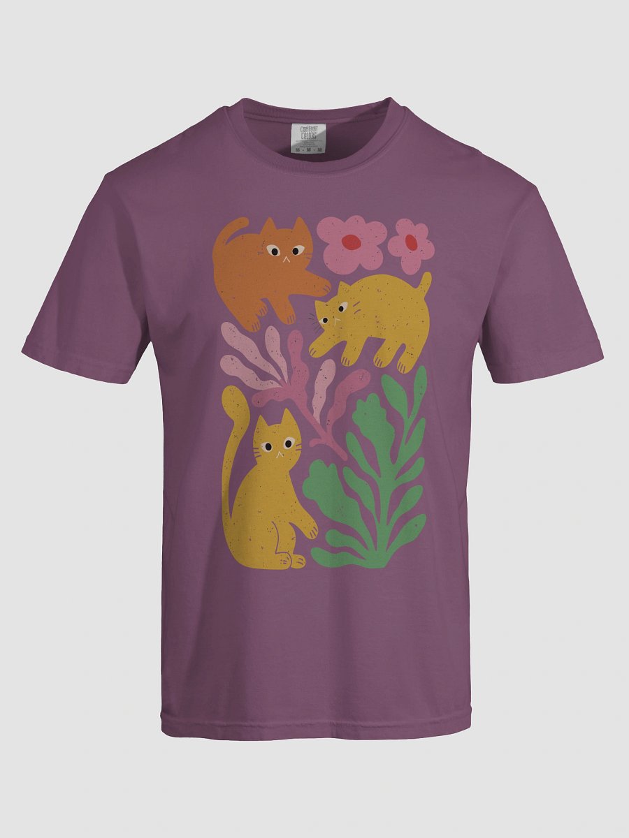 Whimsical Feline Trio T-Shirt product image (5)