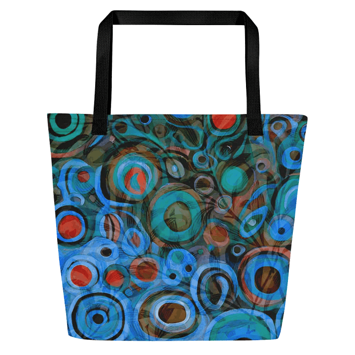 klimt inspired design all over print tote for moms dads friendsmen and ladies product image (1)