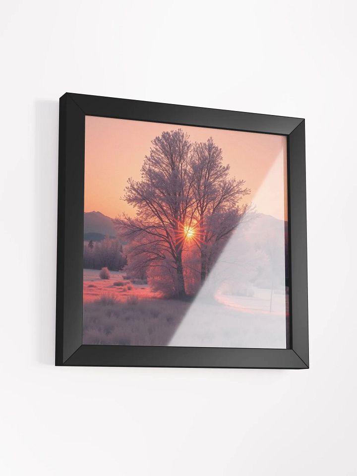 Frosty Sunrise Framed Print product image (1)