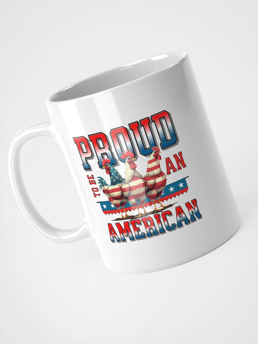 Proud To Be An American Rooster Patriotic Mug product image (2)