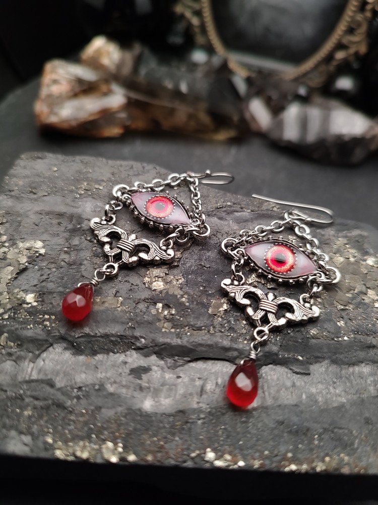 Earrings Eyes - Fire Guardian product image (2)